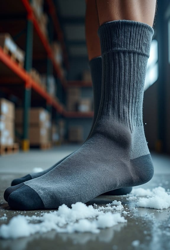 cold job site socks