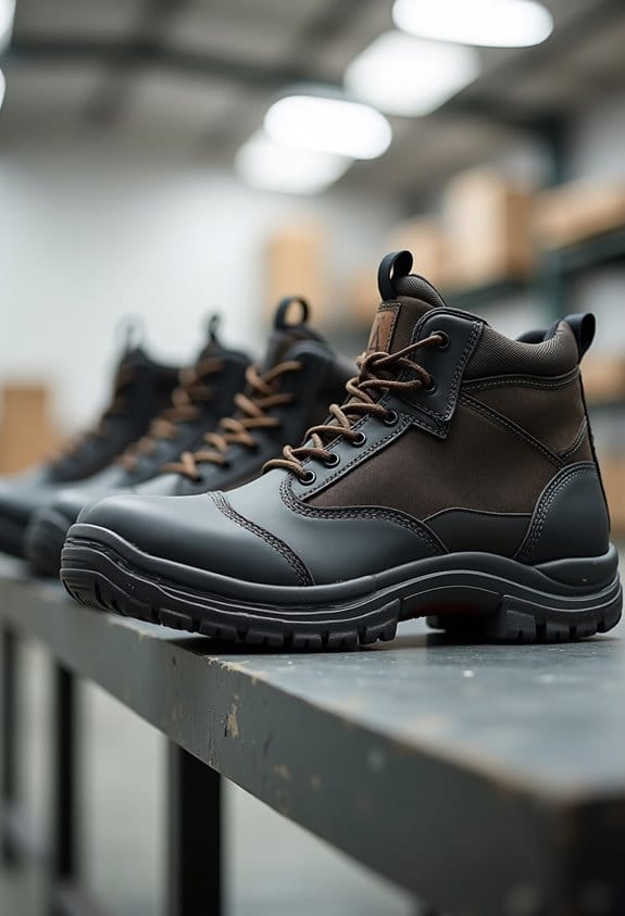 comfortable and safe footwear