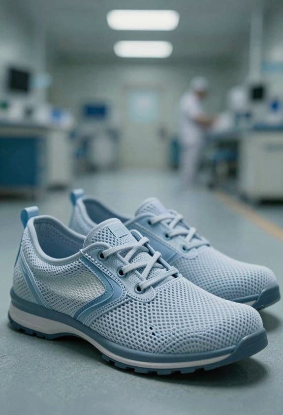 comfortable slip resistant supportive footwear