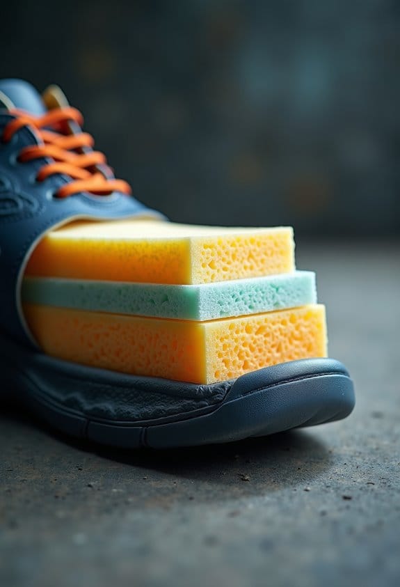 cushioning reduces foot fatigue