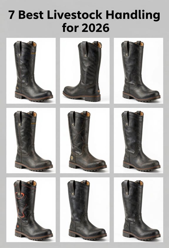 durable and comfortable livestock boots
