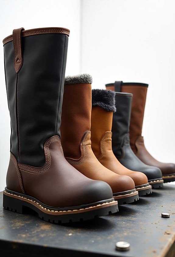 durable boots for mining