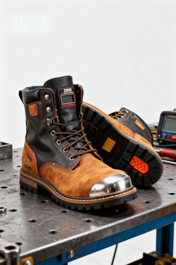 durable comfortable welder boots