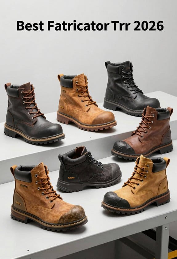 durable work boots selection