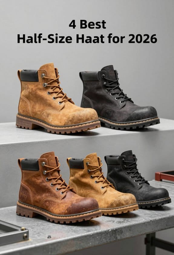 half size work boot recommendations