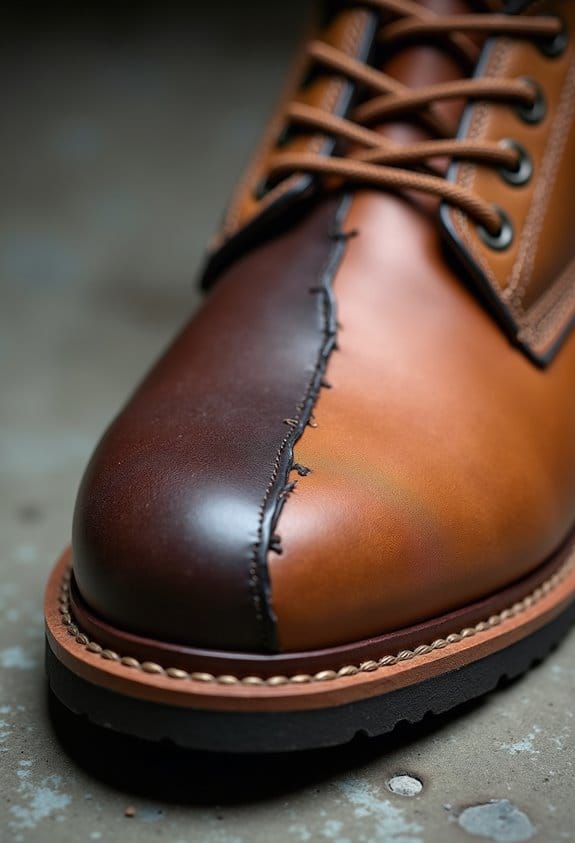 managing work boot break in