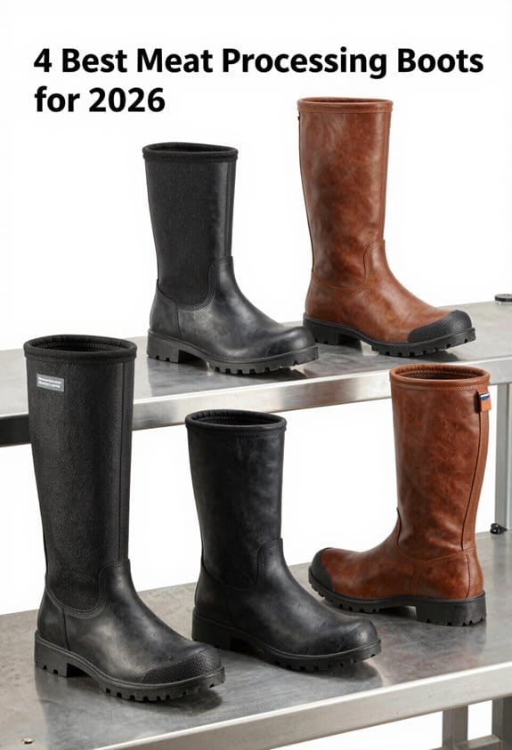 meat processing safety footwear