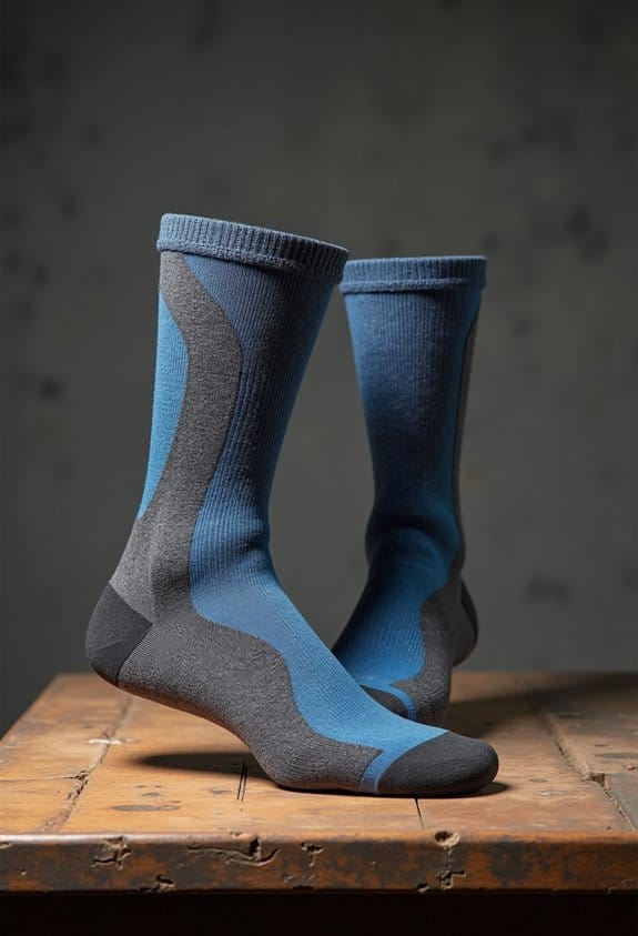 moisture wicking safety boot socks