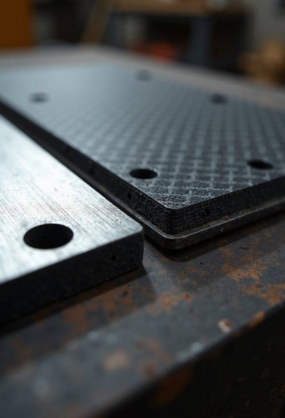 steel versus composite plates
