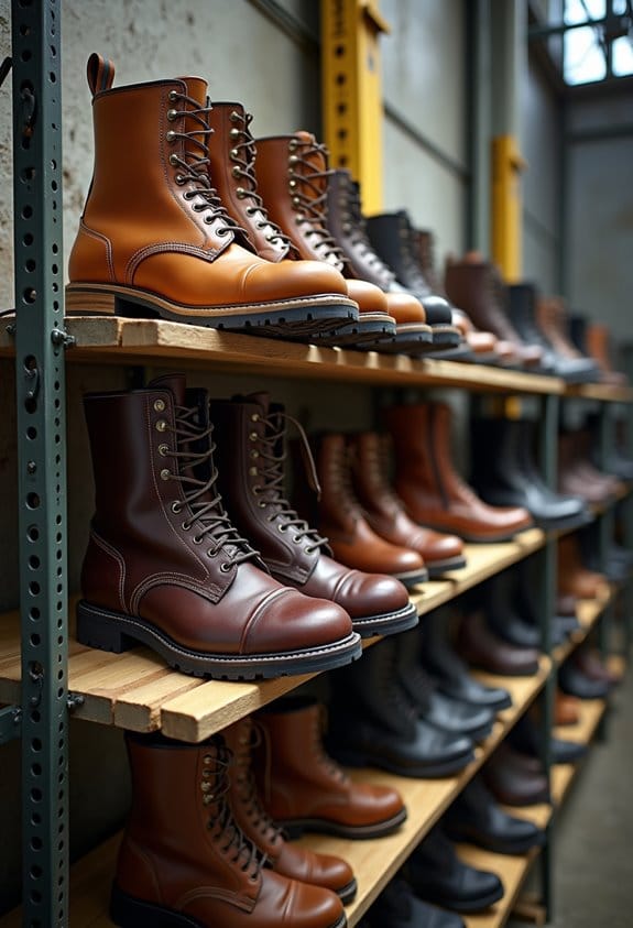 store boots properly and safely