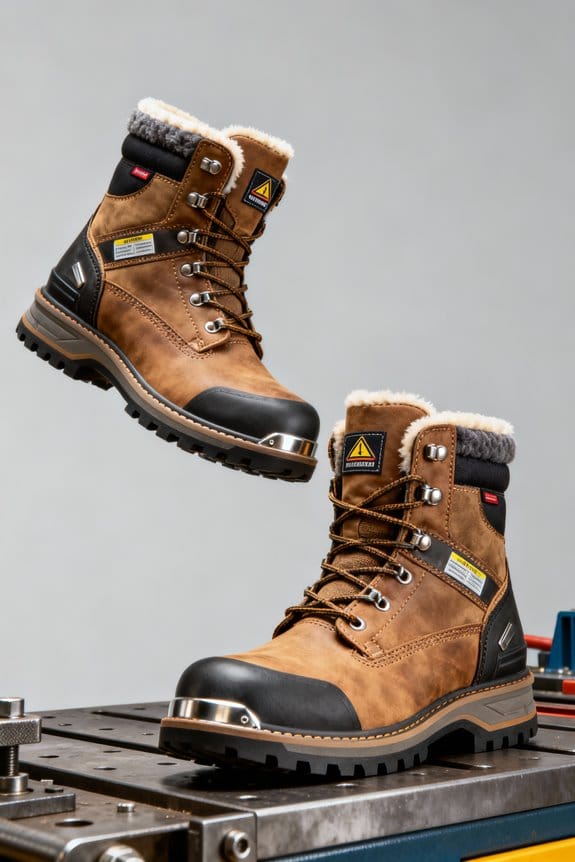 warm and safe work boots
